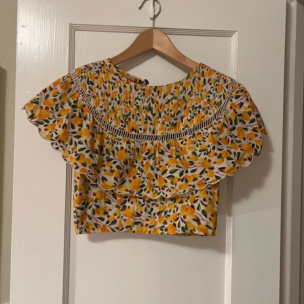 Farm Rio Cashew Crop Top